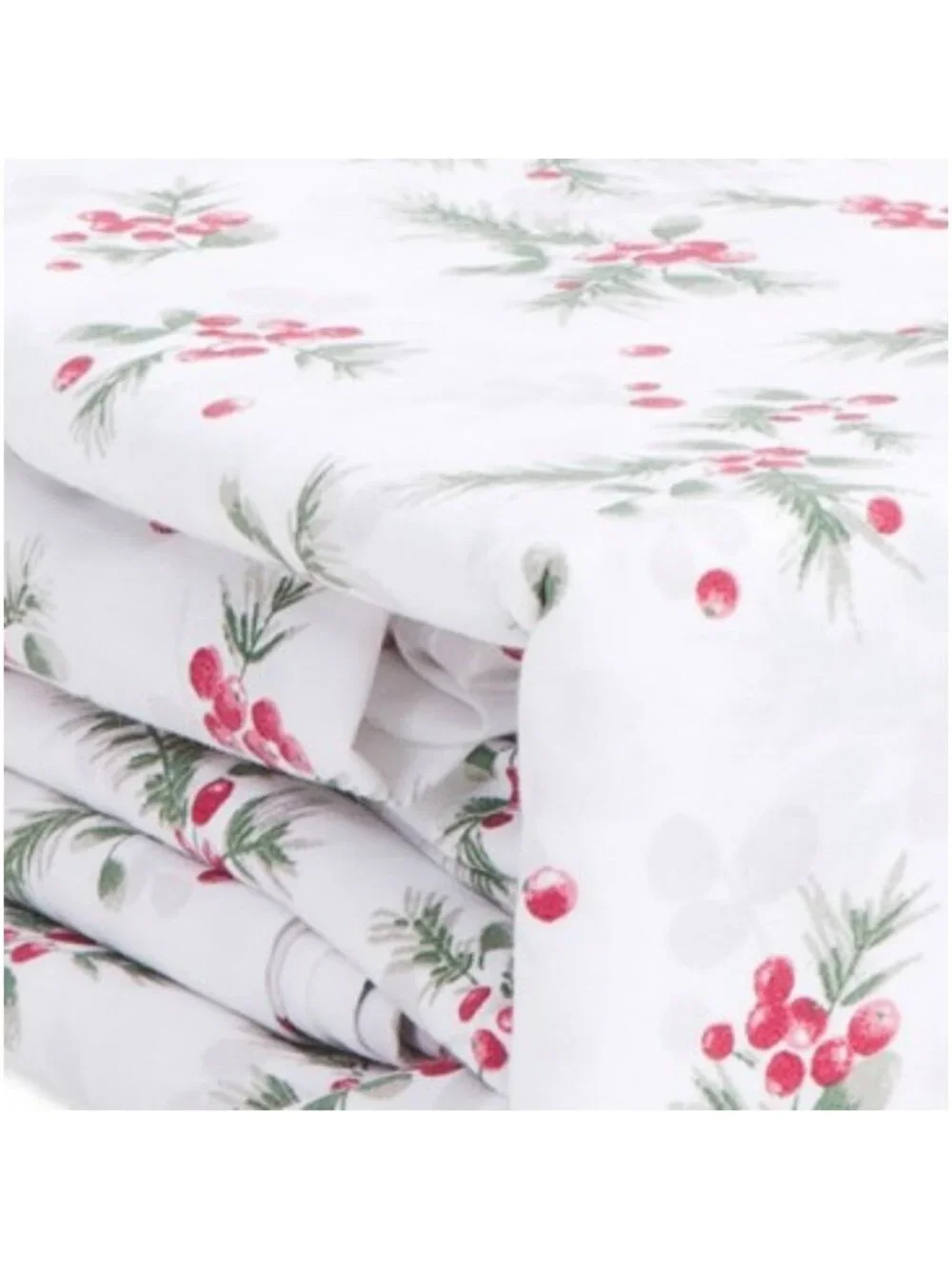 LAURA ASHLEY Berry Bright Cotton Sheet Set